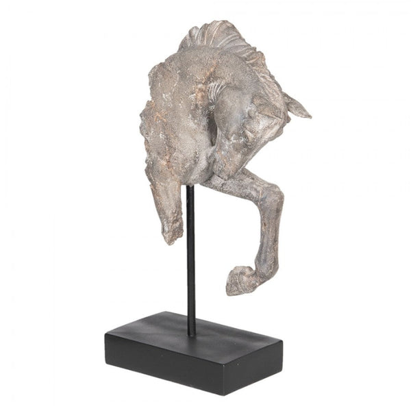 Grey Wash Figurine Horse Home Decor 1