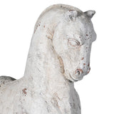 Horse Sculpture on Stand in Stone Effect MLH