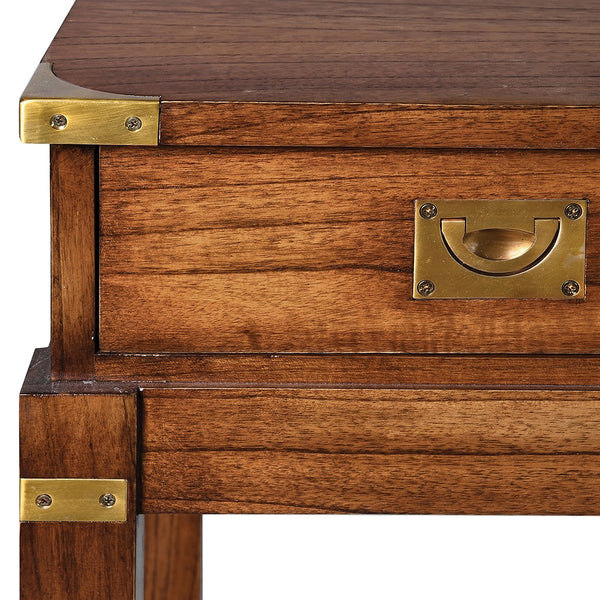 Kennedie Military Style Four Drawer Hand crafted Console 2 