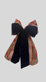 Meadow Lane Peacock and Navy Bow 48cm