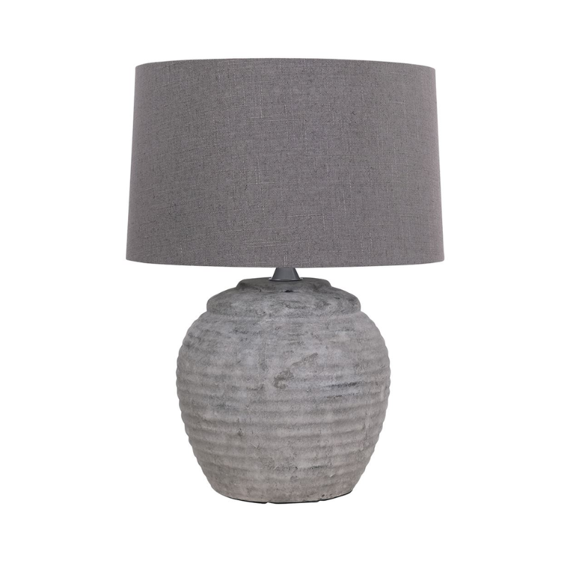 ROSSO SMALL STONE TABLE LAMP 38X38X50CM