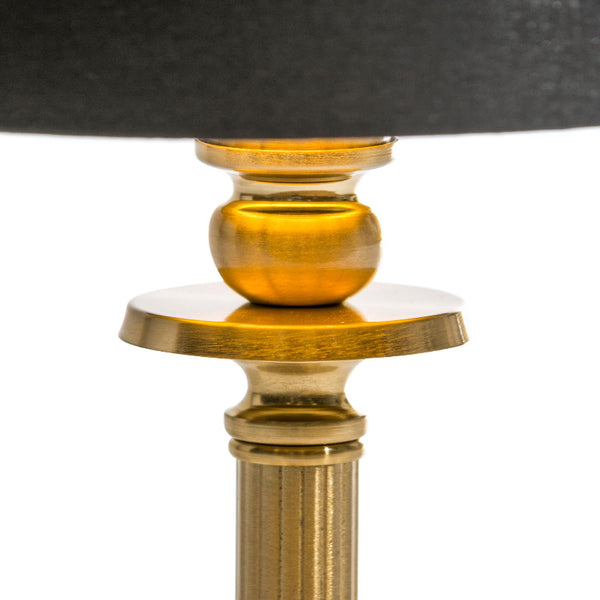 Rechargeable Table Lamp with Black Shade Meadow Lane 1