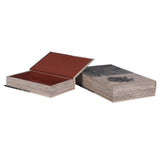 Set of 2 Palm Tree Book Boxes ML