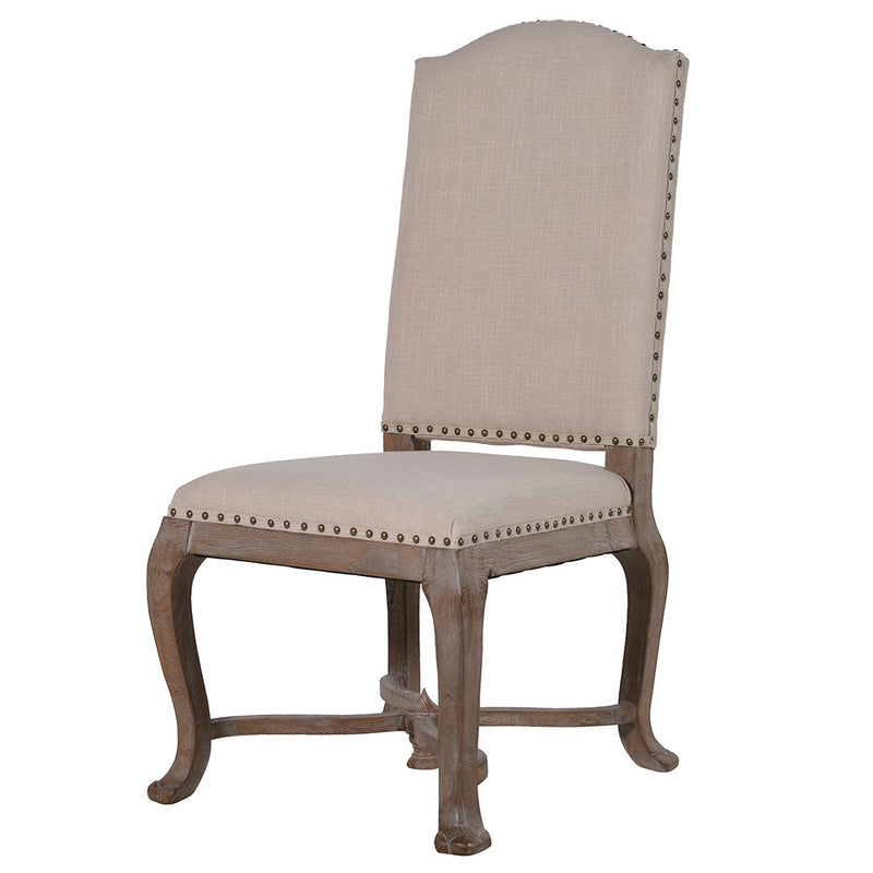 Sofia Cream Paw Feet Studded Dining Chair