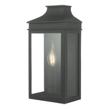 Vapour Coach Lantern Outdoor Wall Light Matt Black IP44