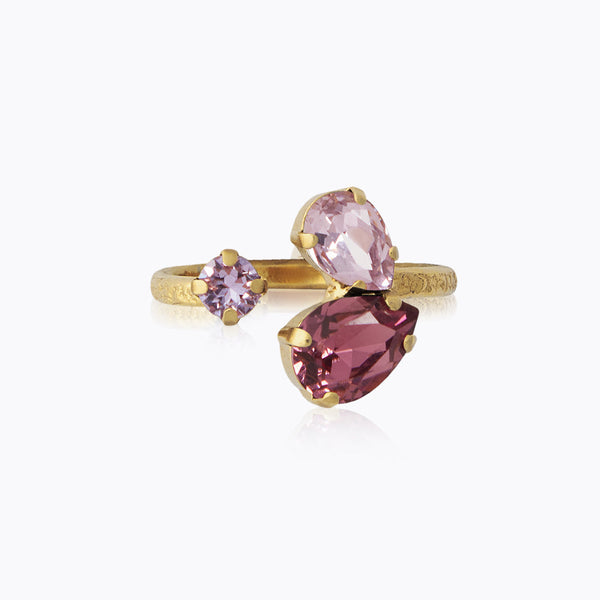 ALISIA RING GOLD VIOLET COMBO