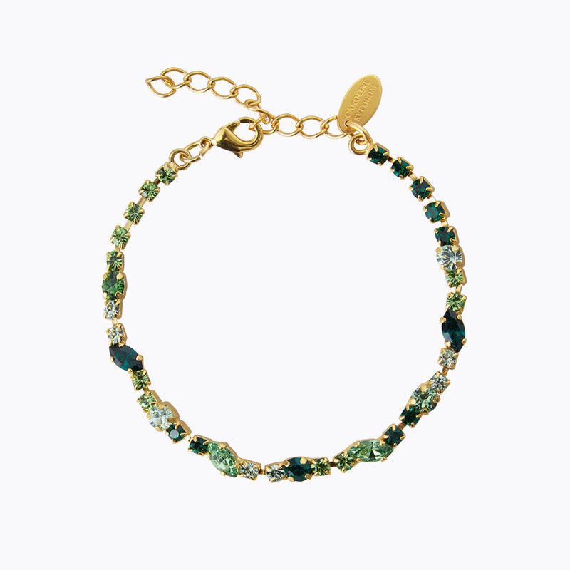 ANTONIA BRACELET GOLD GREEN COMBO