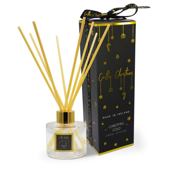 Celtic Candles Christmas Gold Diffuser