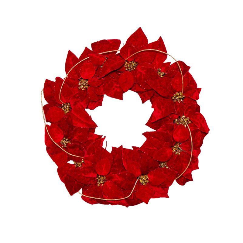 Poinsettia Wreath – Christmas Decoration