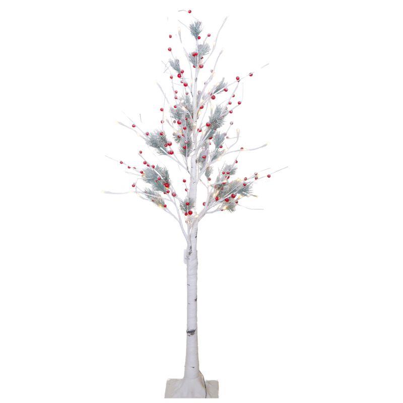 Bell Snowy Christmas Tree 120cm – Holiday Decoration