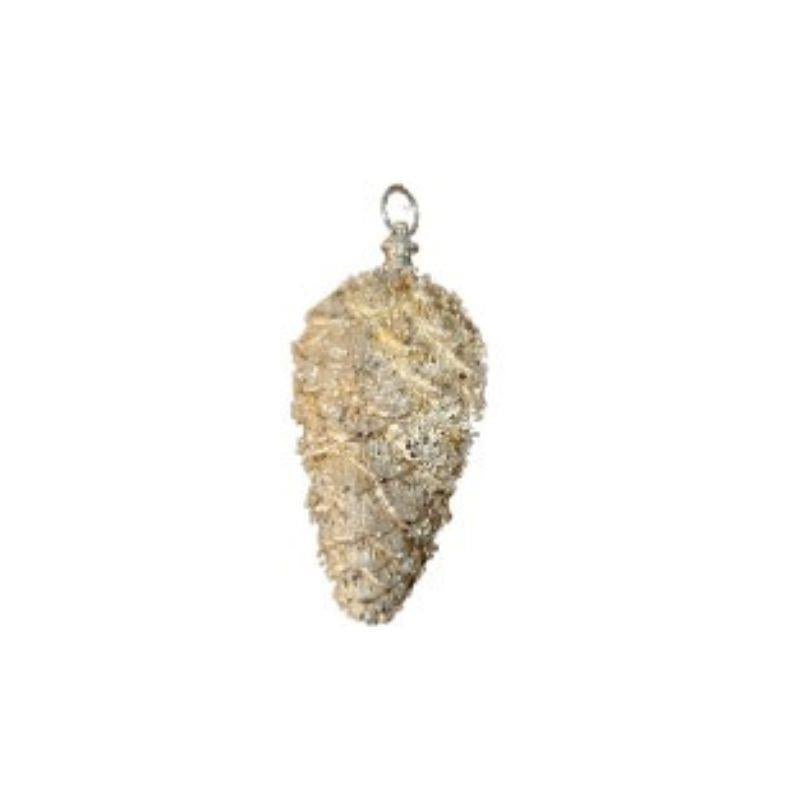 Gold Pinecone Ornament – Festive Decoration