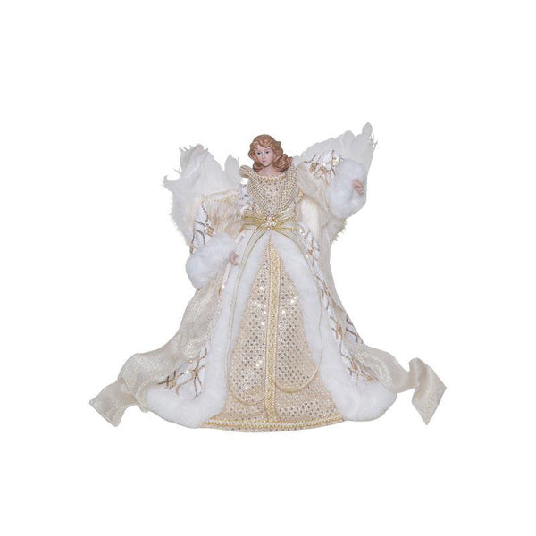 Champagne Angel Figurine – Holiday Decoration