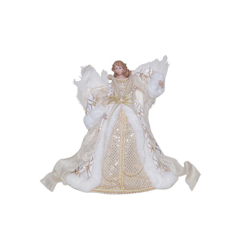 Champagne Angel Figurine – Holiday Decoration