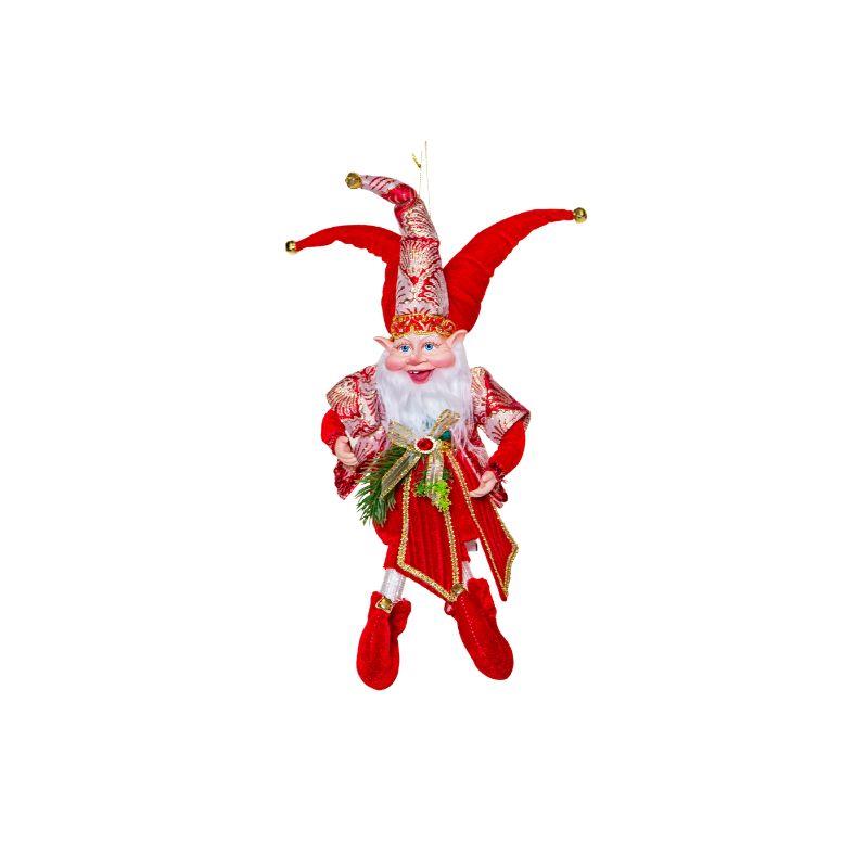 Red Elf Figurine – Festive Decoration