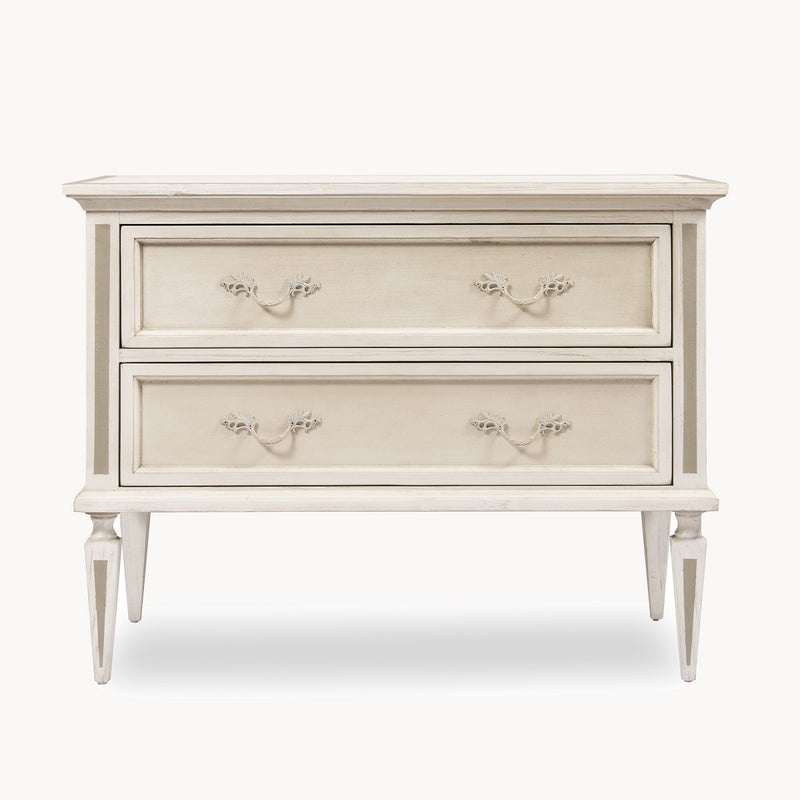 MONOMOY PAINTED TWO DRAWER CHEST meadow lane