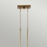 Emery 3 Light Island Chandelier - Weathered Brass