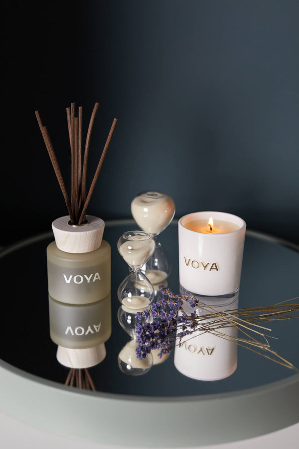 Voya Oh So Scented Lavender Rose & Camomile Candle - Meadow Lane Ardee