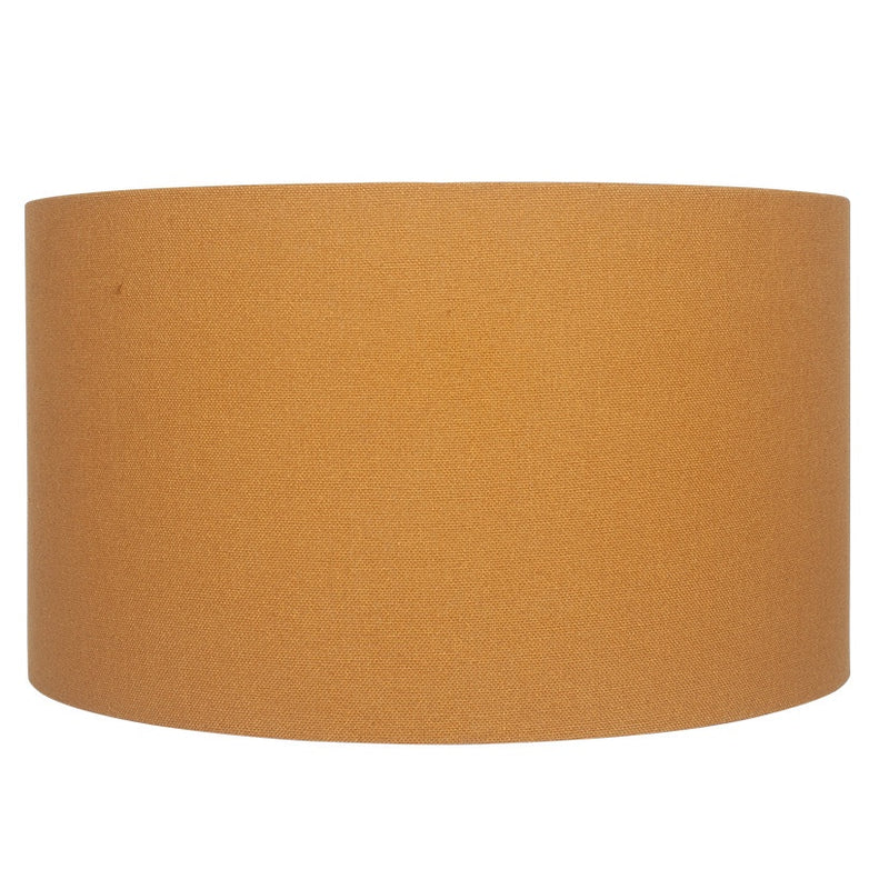 35cm Mustard Handloom Tapered Cylinder Shade - Meadow Lane Ardee