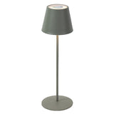 Grey LED Wireless Table Lamp LED/metal, 12x38 cm
