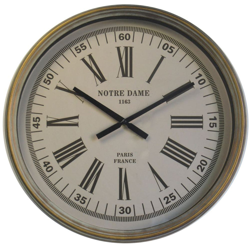 Round Wall Clock 50CM - Meadow Lane Ardee