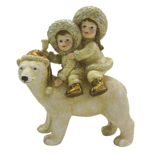 Decoration children with polar bear