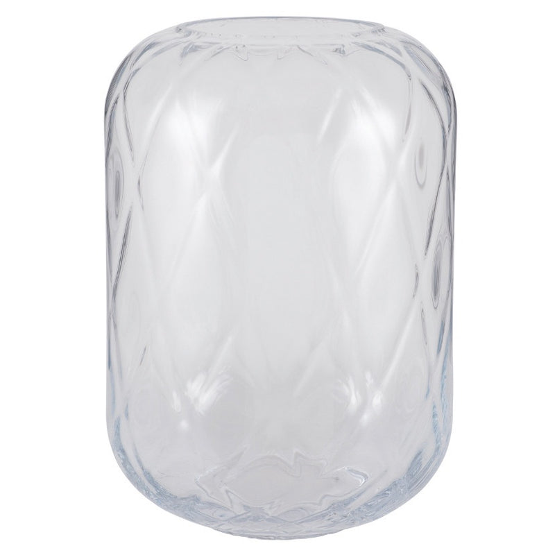 Clear Glass Quadrant Vase (Large) - Meadow Lane Ardee