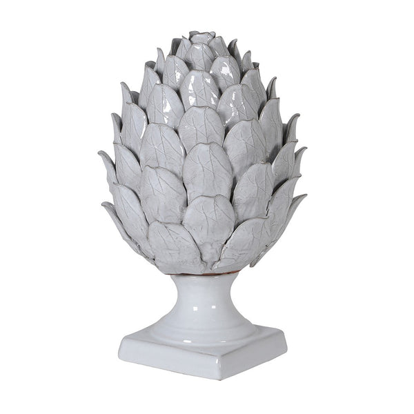 White Ceramic Artichoke - Meadow Lane Ardee