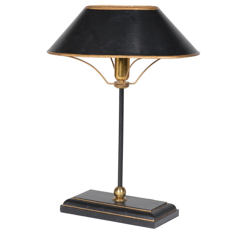 Black and Gold Metal Table Lamp - Meadow Lane Ardee