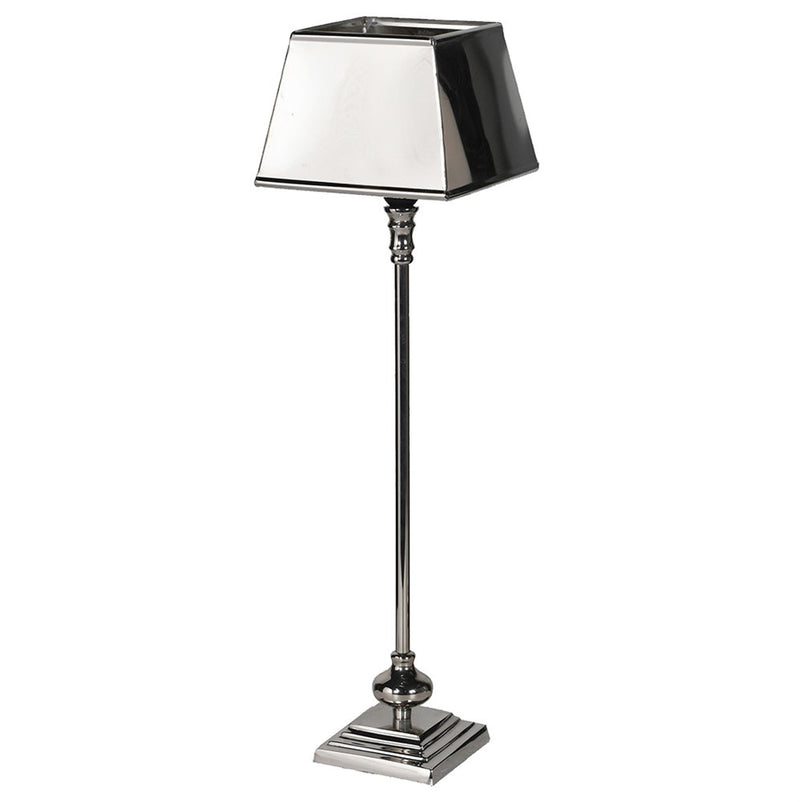 Slim Nickle Lamp with Metal Shade - Meadow Lane Ardee