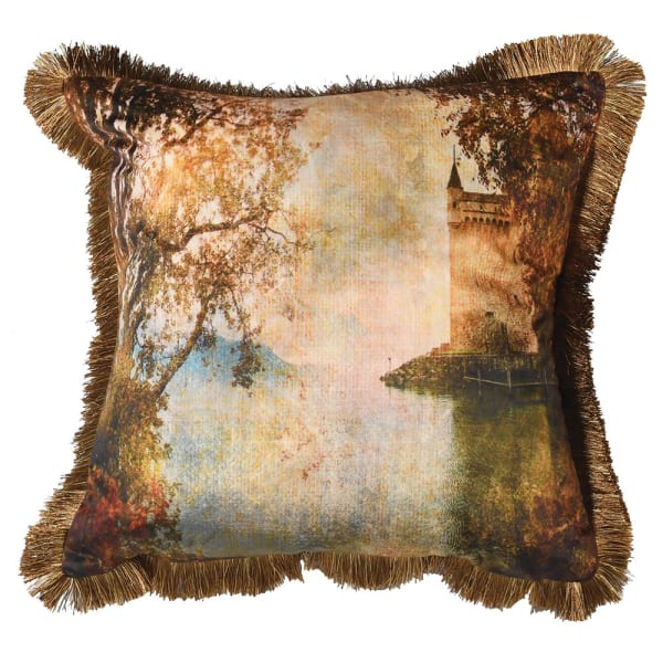 River Scene Cushion Cover - Meadow Lane Ardee