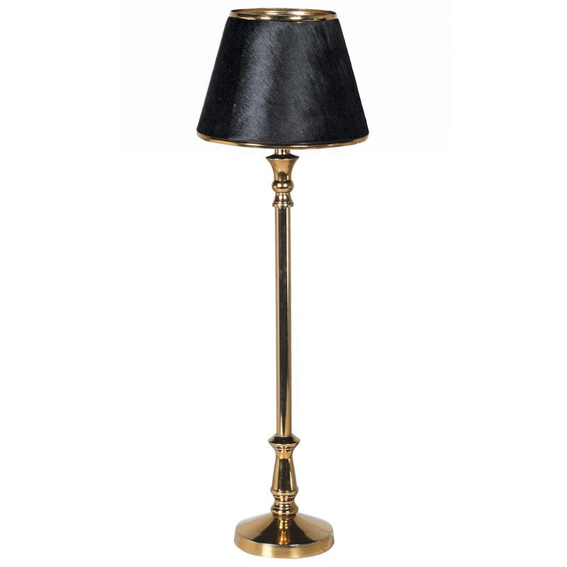 Regal Black and Gold Stem Table Light