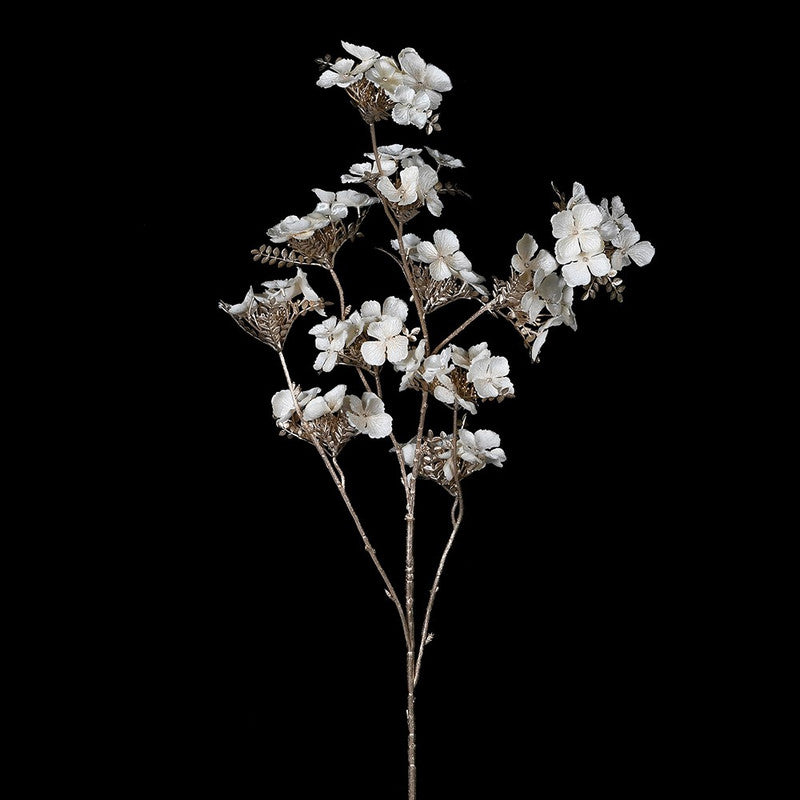 Cream Hydrangea Leaf Stem for Subtle Beauty