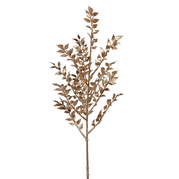 Gold Wax Leaf Spray for Festive Ambiance