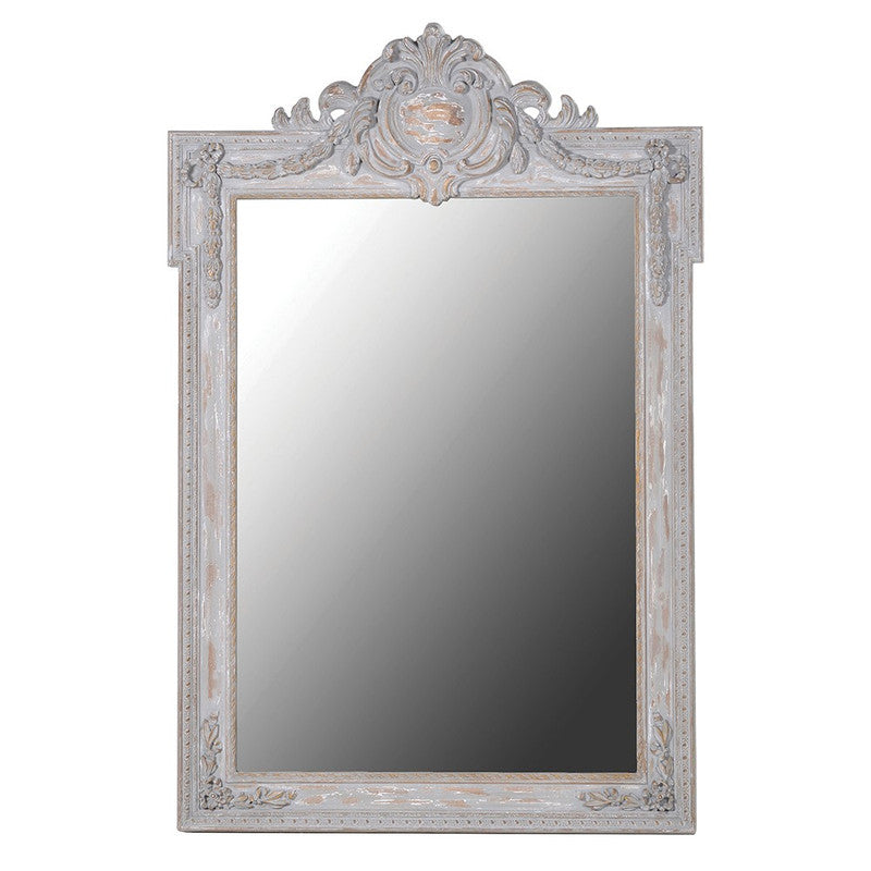 Crest Top Mirror with Timeless Appeal