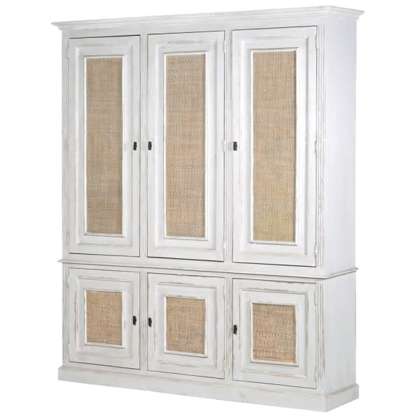 Nordic Gustavian 6 Door Cabinet - Meadow Lane Ardee