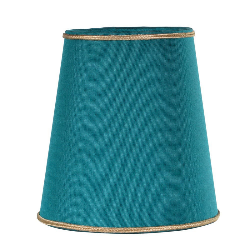 Teal Silk Shade with Gold Interior - Meadow Lane Ardee