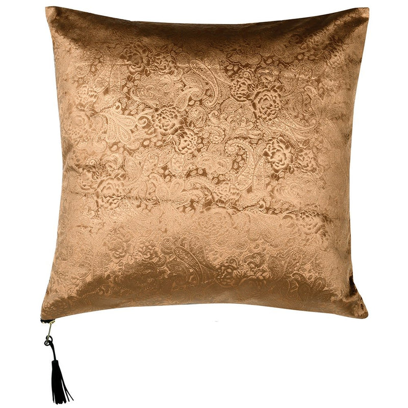 The Commodore Gold Paisley Cushion Cover - Meadow Lane Ardee
