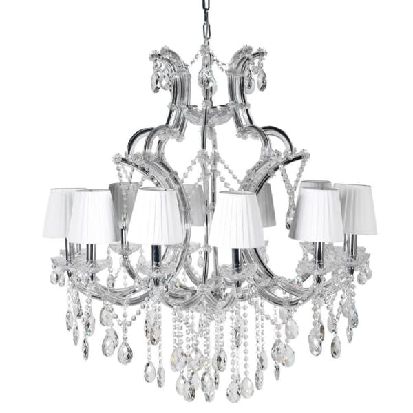 Large Crystal Chandelier Ceiling Light - Meadow Lane Ardee