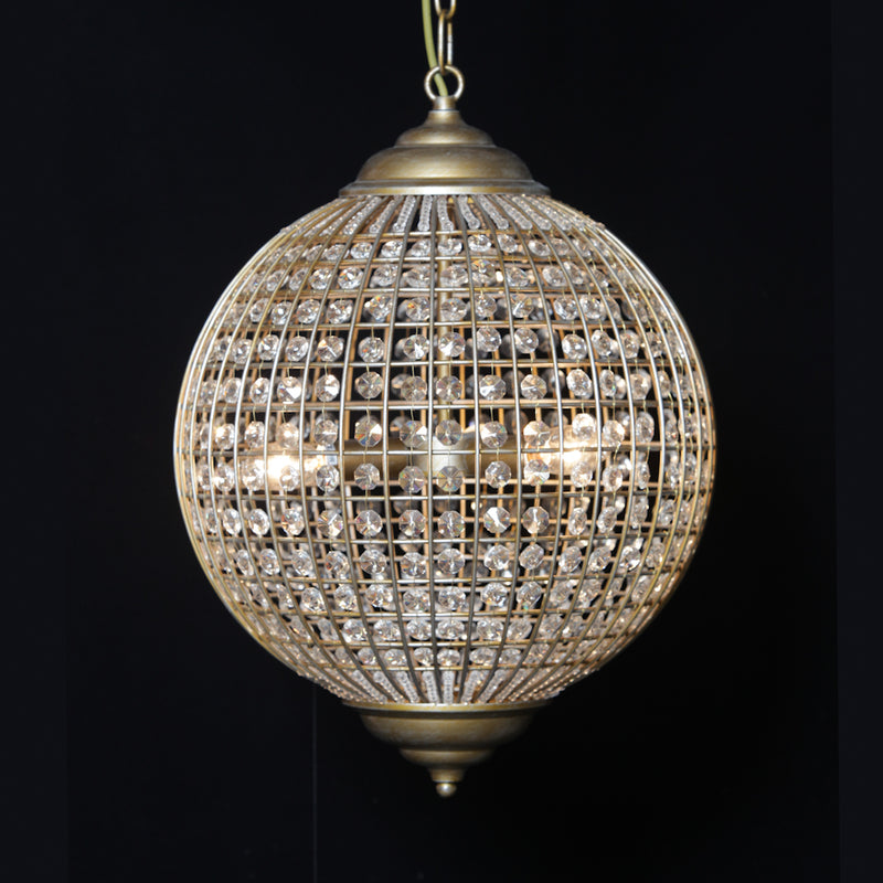 Medium Gold Globe Chandelier - Meadow Lane Ardee